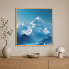 Wallity Pintura Decorativa en Lienzo Enmarcada 80 x 80 cm Multicolor